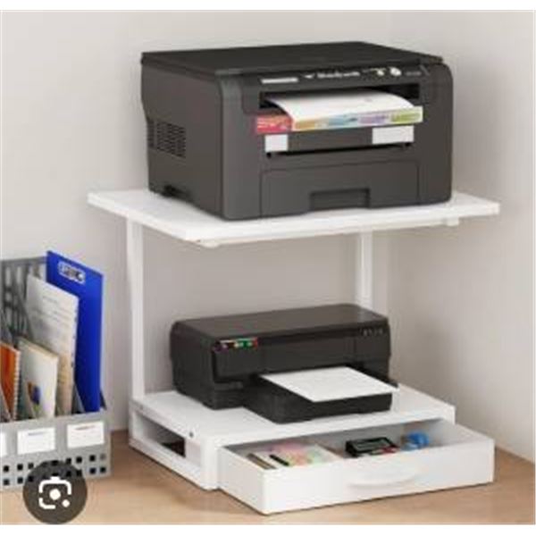 Printer Stand with Reference No. 24022601 & Model No. QBPC004-WH