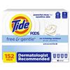 Image 1 : Tide Pods Free & Gentle 152 Count for Sensitive Skin
