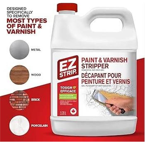 EZ Strip Paint and Varnish Stripper 946ml – Pack of 2