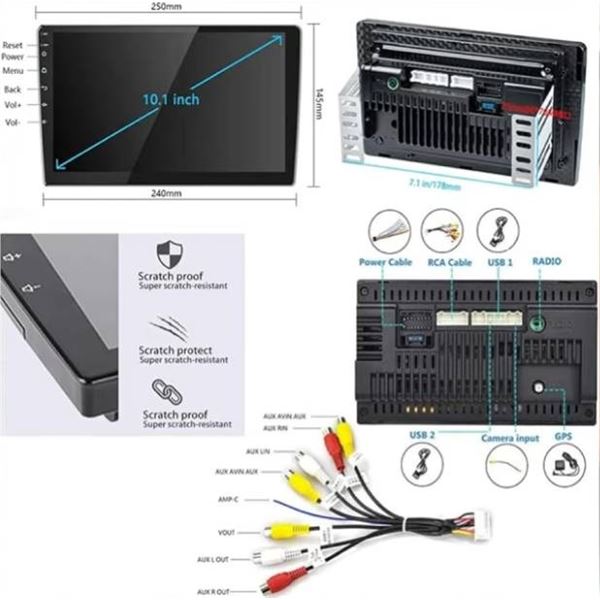 CYC Android Car Media Player With Touchscreen Display