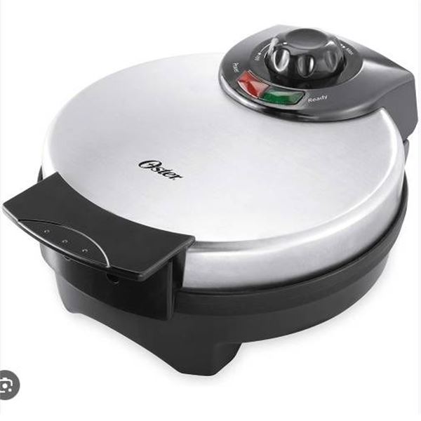 Oster Belgian Waffle Maker with Adjustable Temperature Control