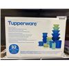 Image 2 : Tupperware Heritage 16-Container Set with Lids – 32 Pieces Total