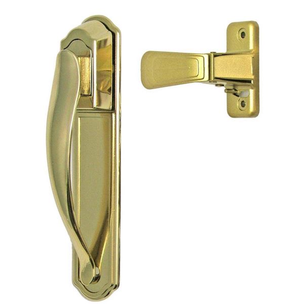 4 Ideal DX Handle Poignee Brass Door Handles with Screws