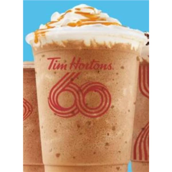 Tim Hortons 60th Anniversary Medium Cold Beverage Cups – 1000 Units