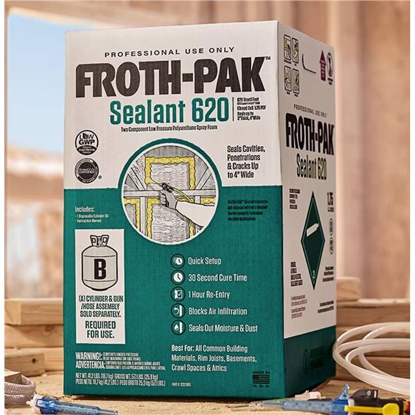 Froth-Pak Sealant 620 Two-Component Froth Foam System