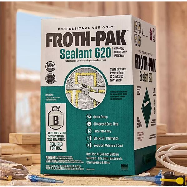 Froth-Pak Sealant 620 Two-Component Froth Foam System