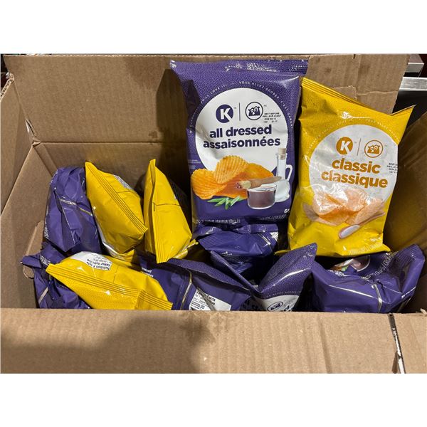 Bags of Kettle Cooked Chips in Multiple Flavors