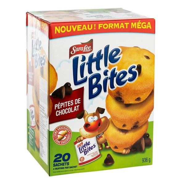 Sara Lee Little Bites Chocolate Chip Muffins (20 Sachets, 936g)