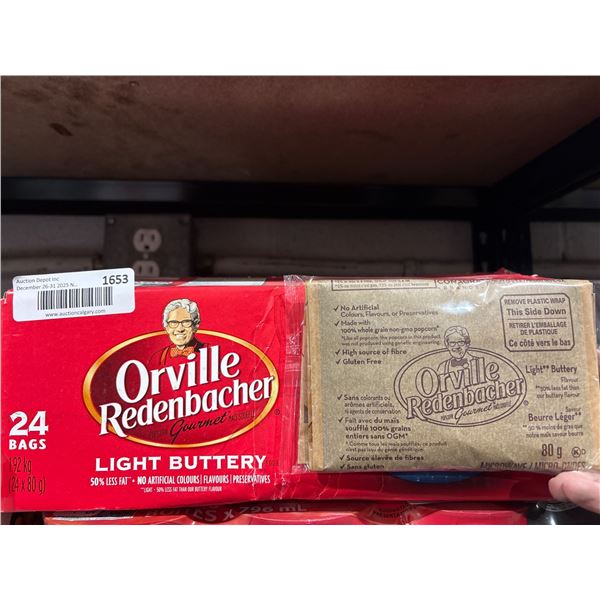 Orville Redenbacher Light Buttery Popcorn 24 Bags