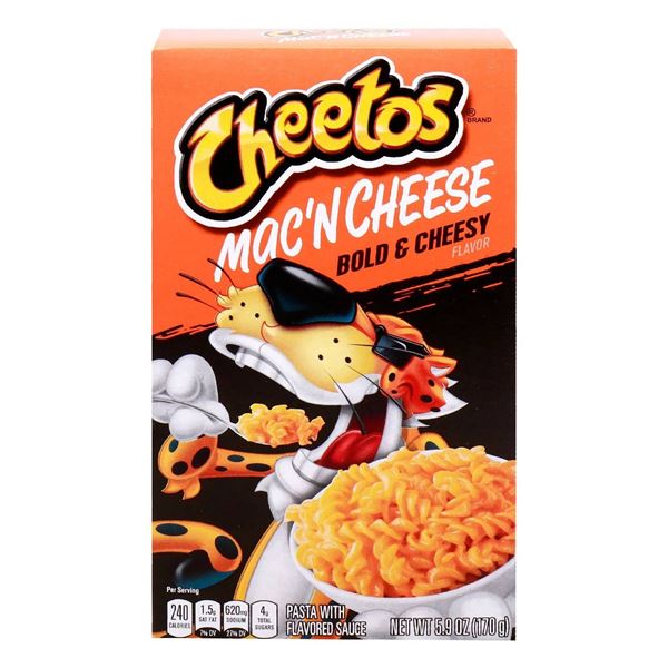 Cheetos Mac ‘N Cheese, Bold & Cheesy, 12 x 170g