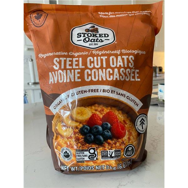 Stoked Oats Steel Cut Oats Gluten-Free 1.5 kg
