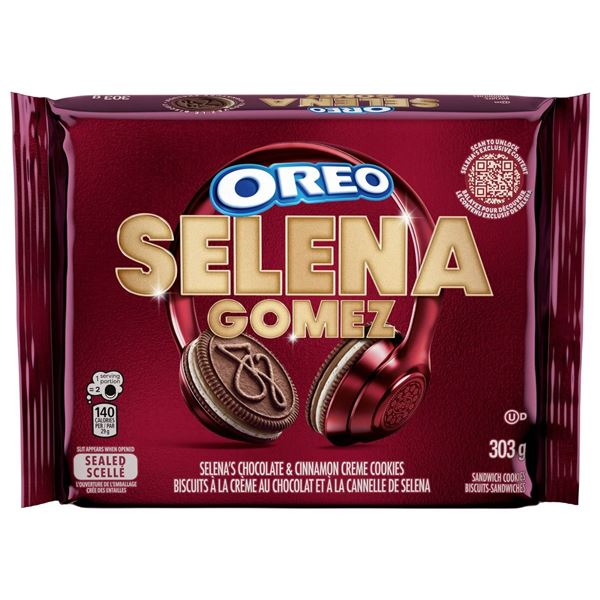 Oreo Selena Gomez Chocolate and Cinnamon Creme Cookies – 12 x 303g