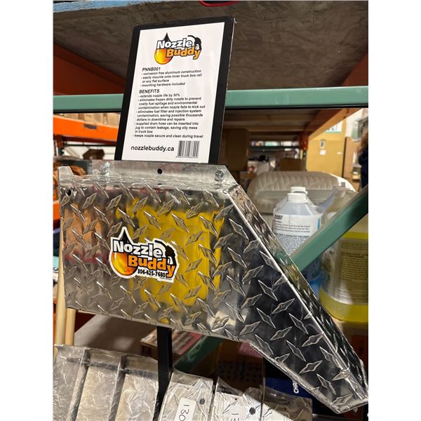 Nozzle Buddy Fuel Nozzle Holder with Diamond Plate Design