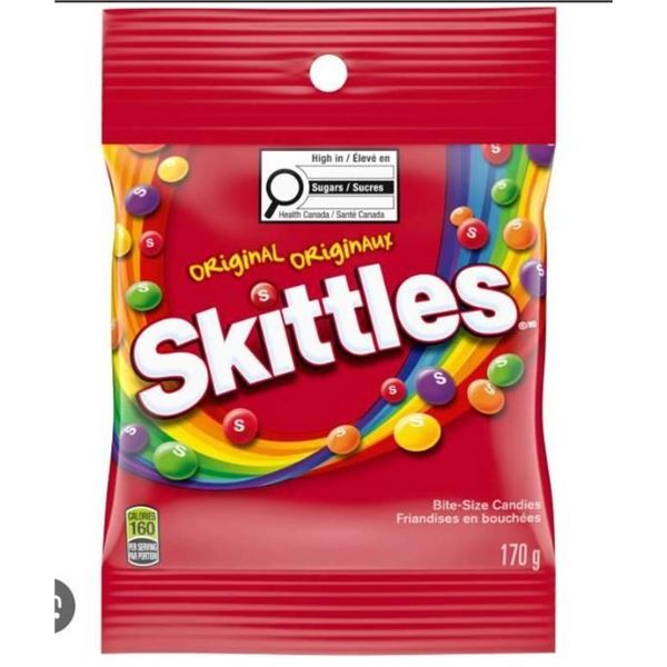 Skittles Bite-Size Candies, 170g Bag, 12 Count