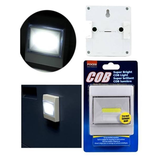 Focus Electronics COB Super Bright Light, Up to 160 Lumens, Lot of 4