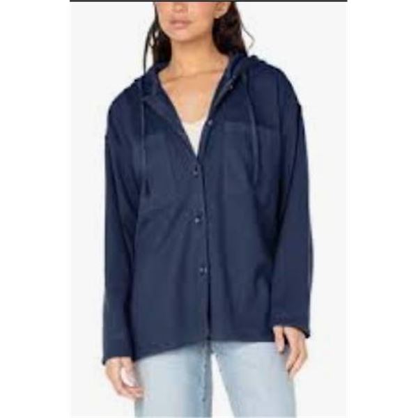 Roxy Women’s Hooded Cardigan Sweater, Size M