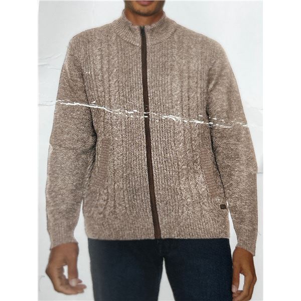 Buffalo David Bitton Full-Zip Knit Sweater L/G