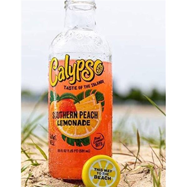 Calypso Southern Peach Lemonade 10 x 473 mL Bottles