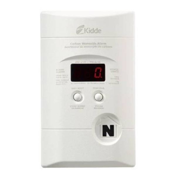 Kidde Carbon Monoxide Alarm with Plug-in and Digital Display
