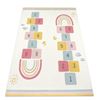 Image 1 : Topotdor Rainbow Sky Hopscotch Game Rugs,27.5″x63″ Kids Play Area Rugs Soft Durabl
