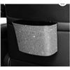 Image 1 : Rhinestone Storage Bin with Adjustable Strap, Car Storge / Trash Bin