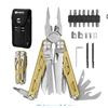 Image 1 : BIBURY Multitool Pliers Pro BI2045, Foldable Multitools with Replaceable Wire Cutters and Saw, Stain