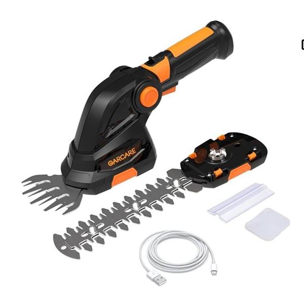 Garcare GCMS07 Cordless 2in 1  Grass Shear and Shrub Trimmer 7.2V