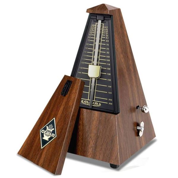 Gleam GM-80TK Teak Mechanical Metronome with Precision Mechanism