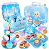 Image 1 : JZ-PrincessTeaSe Toy Tea Party Set for Little Girls