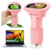 Image 1 : Ashfly Kids Magnifying Glass, Portable Microscopes 2″ HD Screen 1000X Zoom Handheld Bug Mic
