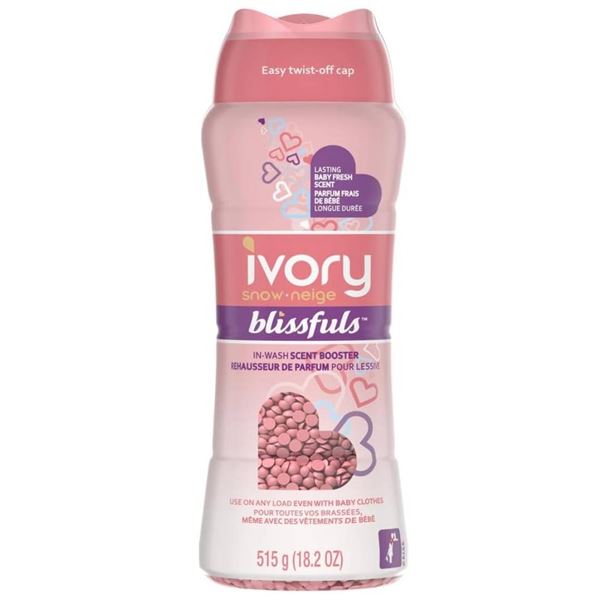 Ivory Snow Blissfuls In-Wash Scent Booster 18.2 oz – Set of 2