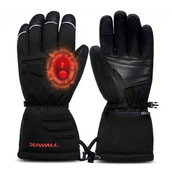 Sunwill Heated Gloves for Men and Women with Rechargeable Functionality