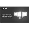 Image 1 : Motion Activated LED Security Light with Adjustable Panels