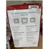 Image 2 : Joydeco Premium Curtains, Red, 60×95 Inches