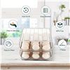 Image 1 : Pure Future Egg Holder for Fridge, 2 Pack