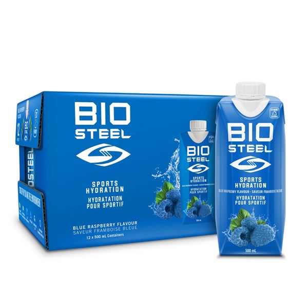Biosteel Sports Hydration Blueberry 12-Pack, 500 mL Each