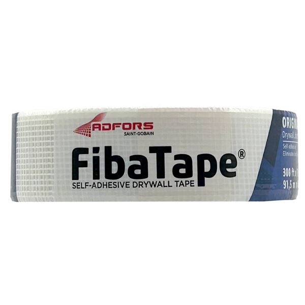 Fibatape Drywall Joint Tape Roll, 300 ft, Model FDW8654-U