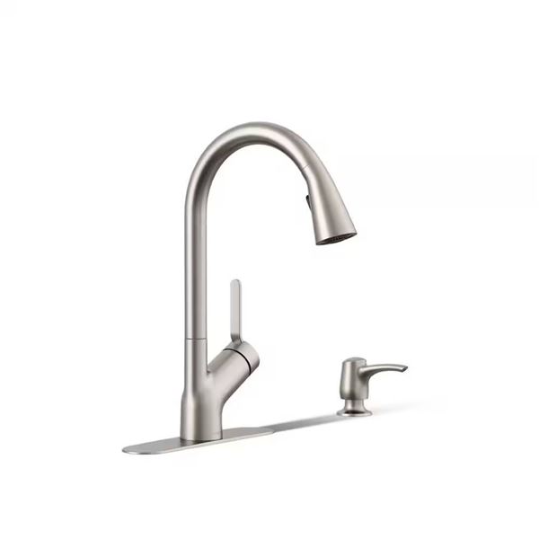 Kohler Malleco Touchless Pull-Down Kitchen Faucet With Soap Dispenser