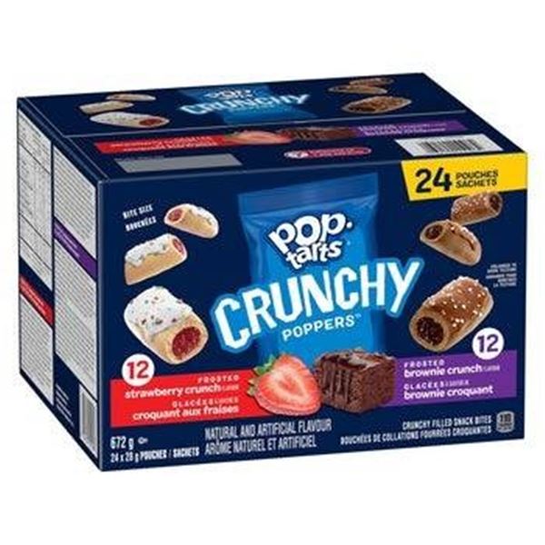 Kellogg’s Pop-Tarts Crunchy Poppers 24 Pouches – 672g