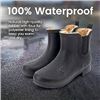 Image 1 : Black Rubber Boots With Size 7 Marking