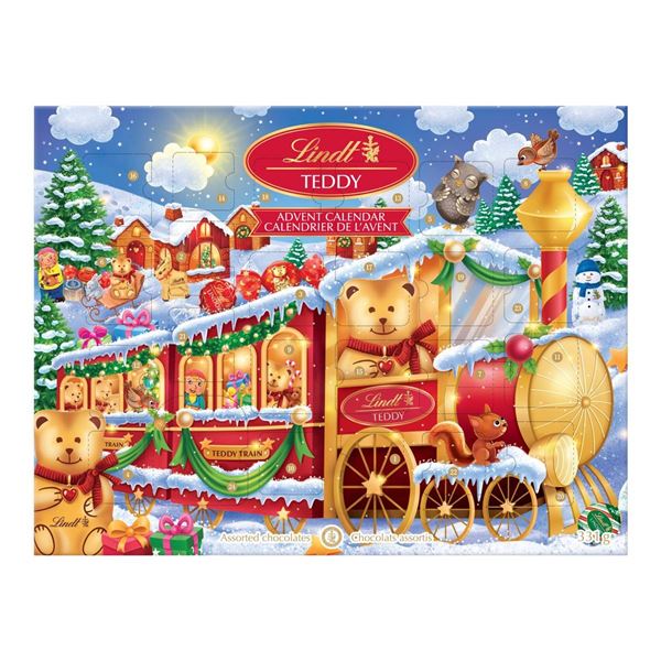 Teddy Collectible Advent Calendar Chocolate Display