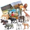 Image 1 : Prextex Safari Animals Toy Set With 9 Pieces LOT OF 2