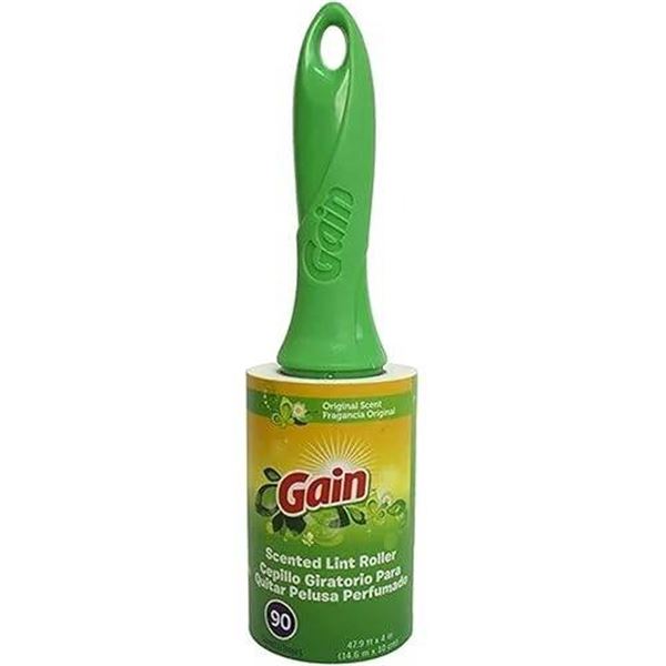 Gain Scented Lint Rollers with 30 Sheets Each – Lot of 6 Units