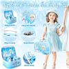 Image 1 : JZ-PrincessTeaSet Tea Party Playset for Girls with Winter Princess Design