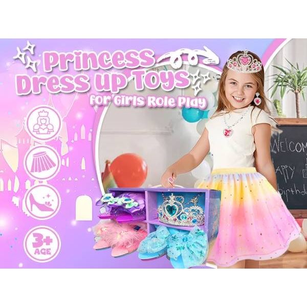 Princess Dress-Up Fashion Accessory Set for Girls