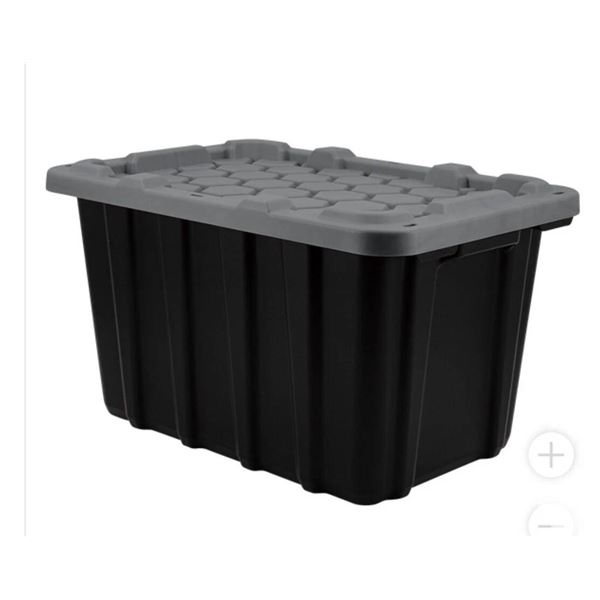 Tuff Store Heavy-Duty Storage Box, 102 Liters/27 Gallons, Model 2277460