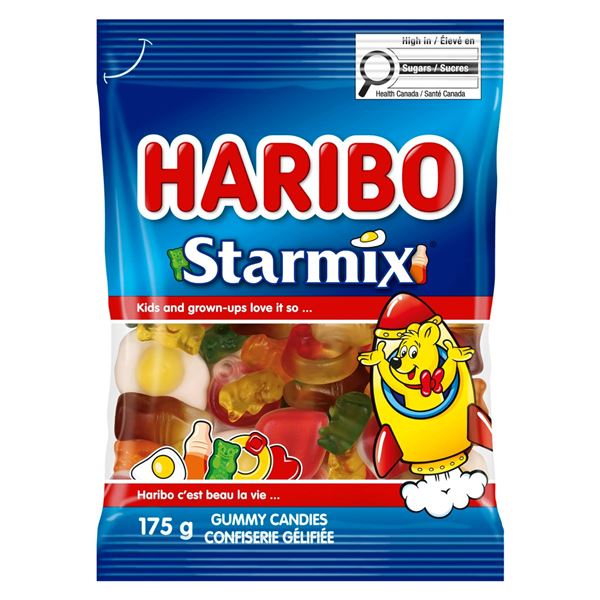 Haribo Starmix Gummies, 12 Packs of 175g Each