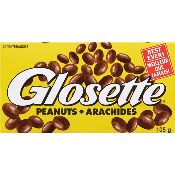 Glosette Peanuts Candy, 10 x 105 g, Multi-Pack