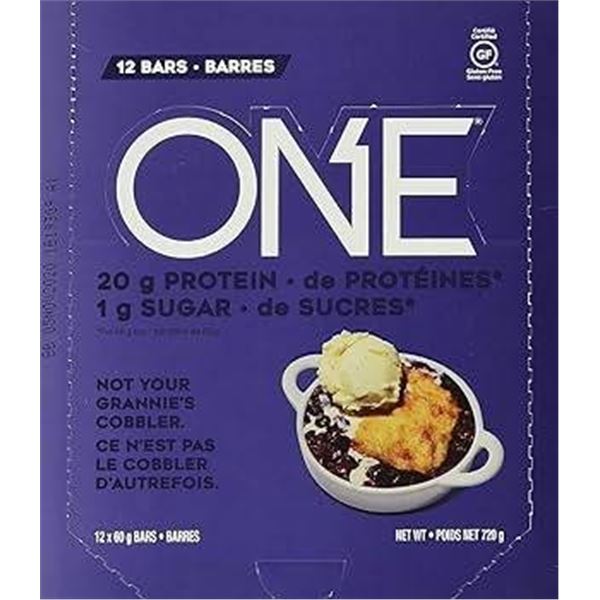 One Protein Bars, Churro Flavor, 20g Protein Per Bar, Pack of 12, 60g Each