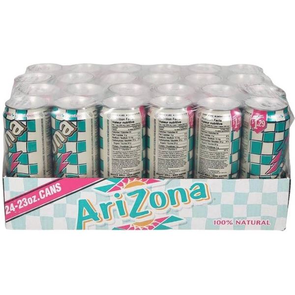 Case of AriZona Iced Tea Cans, 24 Units